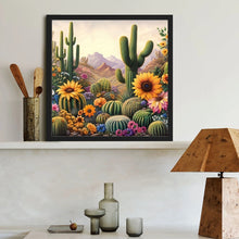 Load image into Gallery viewer, Diamond Painting - Full Round - Cactus Field (40*40CM)