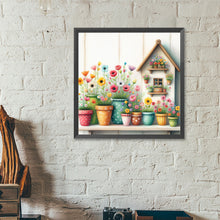 Load image into Gallery viewer, Diamond Painting - Full Round - Simple vase flowers (40*40CM)