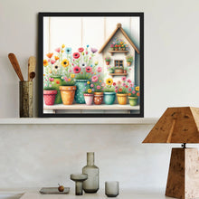 Load image into Gallery viewer, Diamond Painting - Full Round - Simple vase flowers (40*40CM)