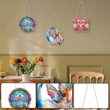 Load image into Gallery viewer, 3Pcs Acrylic Butterfly Dragonfly Fairy Diamond Painting Ornaments for Art Crafts
