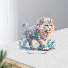 Load image into Gallery viewer, Acrylic Special Shaped Lion Diamond Painting Desktop Decorations for Beginner