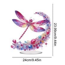 Load image into Gallery viewer, Acrylic Special Shaped Dragonfly Diamond Painting Desktop Decorations for Adults