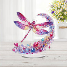 Load image into Gallery viewer, Acrylic Special Shaped Dragonfly Diamond Painting Desktop Decorations for Adults