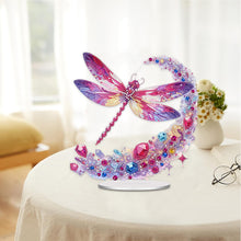 Load image into Gallery viewer, Acrylic Special Shaped Dragonfly Diamond Painting Desktop Decorations for Adults
