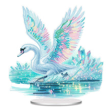 Load image into Gallery viewer, Acrylic Special Shaped Swan Diamond Painting Desktop Decorations for Beginner