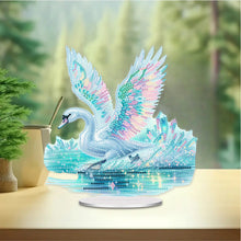 Load image into Gallery viewer, Acrylic Special Shaped Swan Diamond Painting Desktop Decorations for Beginner