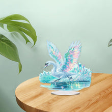 Load image into Gallery viewer, Acrylic Special Shaped Swan Diamond Painting Desktop Decorations for Beginner