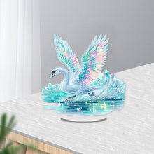 Load image into Gallery viewer, Acrylic Special Shaped Swan Diamond Painting Desktop Decorations for Beginner