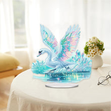 Load image into Gallery viewer, Acrylic Special Shaped Swan Diamond Painting Desktop Decorations for Beginner