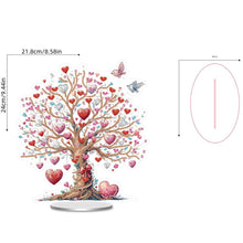 Load image into Gallery viewer, Acrylic Special Shaped Love Tree DIY Table Top Diamond Painting Ornament Kits