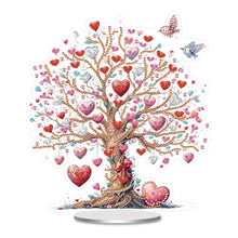 Load image into Gallery viewer, Acrylic Special Shaped Love Tree DIY Table Top Diamond Painting Ornament Kits