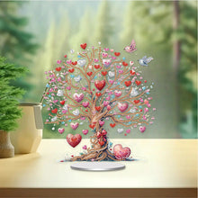 Load image into Gallery viewer, Acrylic Special Shaped Love Tree DIY Table Top Diamond Painting Ornament Kits