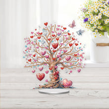 Load image into Gallery viewer, Acrylic Special Shaped Love Tree DIY Table Top Diamond Painting Ornament Kits