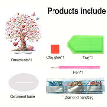 Load image into Gallery viewer, Acrylic Special Shaped Love Tree DIY Table Top Diamond Painting Ornament Kits