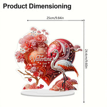 Load image into Gallery viewer, Acrylic Special Shaped Valentines Day Love Table Top Diamond Painting Ornament