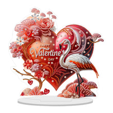 Load image into Gallery viewer, Acrylic Special Shaped Valentines Day Love Table Top Diamond Painting Ornament