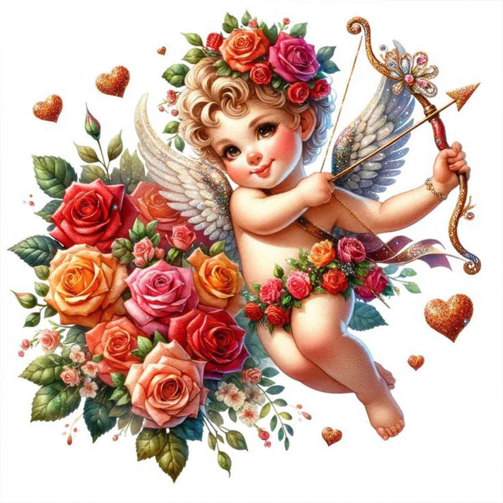 Diamond Painting - Full Square - Valentine's Day cartoon love (30*30CM)