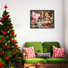 Load image into Gallery viewer, Diamond Painting - Full Square - Christmas family baking (40*30CM)