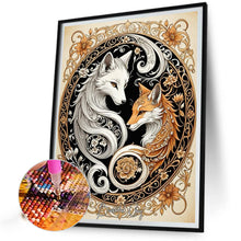 Load image into Gallery viewer, Diamond Painting - Full Square - Two-sided fox (40*50CM)
