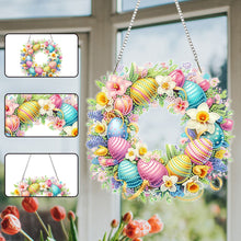 Load image into Gallery viewer, Acrylic Special Shape Easter Garland DIY Diamond Art Pendant Kit for Wall Window