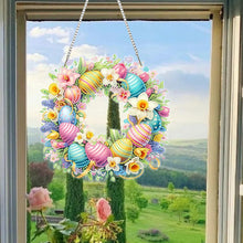 Load image into Gallery viewer, Acrylic Special Shape Easter Garland DIY Diamond Art Pendant Kit for Wall Window