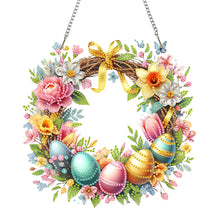 Load image into Gallery viewer, Acrylic Special Shape Easter Garland DIY Diamond Art Pendant Kit for Wall Window