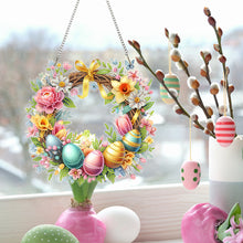 Load image into Gallery viewer, Acrylic Special Shape Easter Garland DIY Diamond Art Pendant Kit for Wall Window