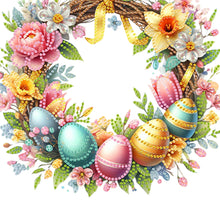 Load image into Gallery viewer, Acrylic Special Shape Easter Garland DIY Diamond Art Pendant Kit for Wall Window
