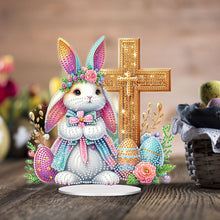 Load image into Gallery viewer, Acrylic Special Shape Easter Cake Desktop Diamond Art Kits for Home Office Decor
