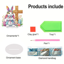 Load image into Gallery viewer, Acrylic Special Shape Easter Cake Desktop Diamond Art Kits for Home Office Decor