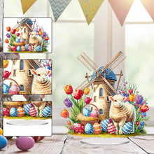 Load image into Gallery viewer, Acrylic Special Shape Easter Cake Desktop Diamond Art Kits for Home Office Decor