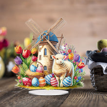 Load image into Gallery viewer, Acrylic Special Shape Easter Cake Desktop Diamond Art Kits for Home Office Decor