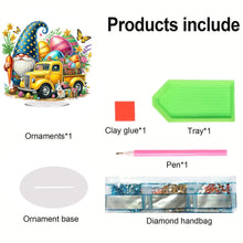 Load image into Gallery viewer, Acrylic Special Shape Easter Cake Desktop Diamond Art Kits for Home Office Decor