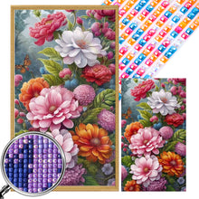 Load image into Gallery viewer, AB Diamond Painting - Full Square - Flower Butterfly (40*70CM)