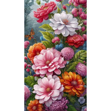 Load image into Gallery viewer, AB Diamond Painting - Full Square - Flower Butterfly (40*70CM)