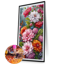 Load image into Gallery viewer, AB Diamond Painting - Full Square - Flower Butterfly (40*70CM)