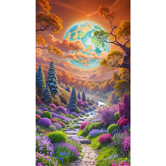 AB Diamond Painting - Full Square - Forest Earth (40*70CM)