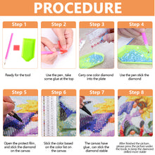 Load image into Gallery viewer, AB Diamond Painting - Full Round - Reading Mr. Green Dragon (40*70CM)