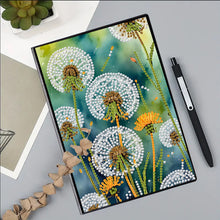 Load image into Gallery viewer, Special Shaped Dandelion 5D DIY Diamond Painting Notebook for Students Adults