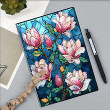 Load image into Gallery viewer, Special Shaped Flowers 5D DIY Diamond Painting Notebook for Students Adults