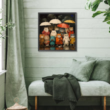 Load image into Gallery viewer, Diamond Painting - Full Square - Cat family (40*40CM)