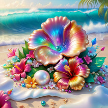 Load image into Gallery viewer, Diamond Painting - Full Round - Dream Hibiscus Pearl (30*30CM)