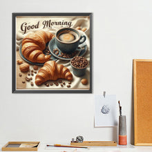 Load image into Gallery viewer, Diamond Painting - Full Round - Good morning croissant (40*40CM)