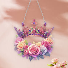 Load image into Gallery viewer, Acrylic Special Shape Carnival Wreath DIY Diamond Art Pendant Kit for Art Crafts