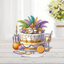 Load image into Gallery viewer, Acrylic Special Shape Carnival Cake Diamond Painting Desktop Ornaments