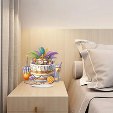 Load image into Gallery viewer, Acrylic Special Shape Carnival Cake Diamond Painting Desktop Ornaments