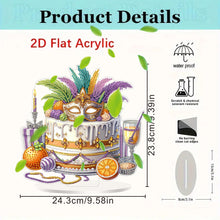 Load image into Gallery viewer, Acrylic Special Shape Carnival Cake Diamond Painting Desktop Ornaments