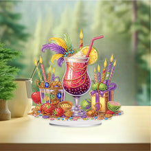 Load image into Gallery viewer, Acrylic Special Shape Carnival Drinks Diamond Painting Desktop Ornaments