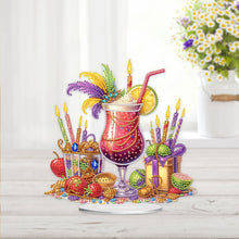 Load image into Gallery viewer, Acrylic Special Shape Carnival Drinks Diamond Painting Desktop Ornaments