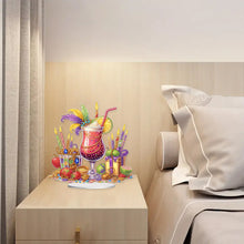 Load image into Gallery viewer, Acrylic Special Shape Carnival Drinks Diamond Painting Desktop Ornaments